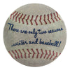 Two Seasons Baseball Dome Metal Sign (15")